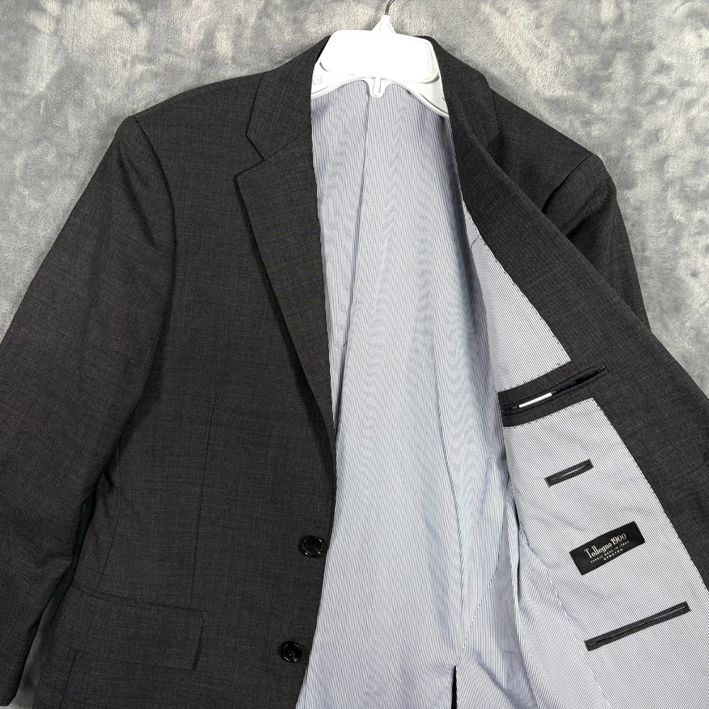 J Crew Ludlow Slim Fit Suit Jacket Mens 36S Short Gray Italy Blazer Tollegno